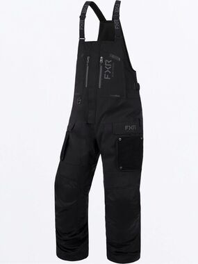 NWT Men’s FXR Expedition Pro Bib Pant XL Black